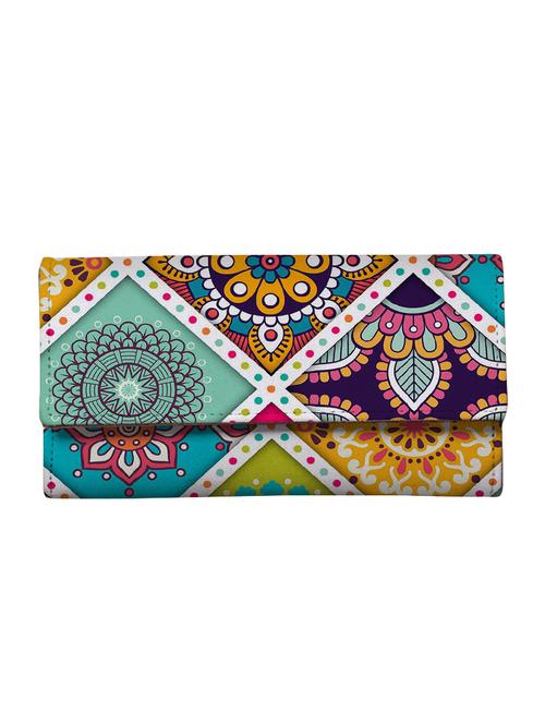 multi colored canvas clutch - 13986754 - Very Small Image - 1