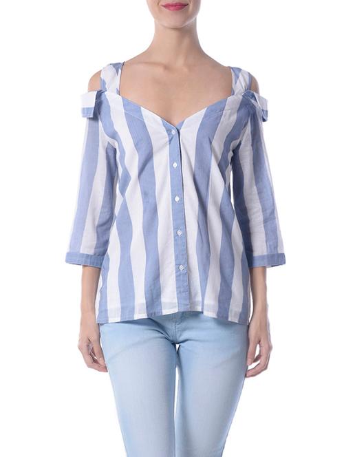 multi colored cotton regular top - 13988634 - Very Small Image - 1