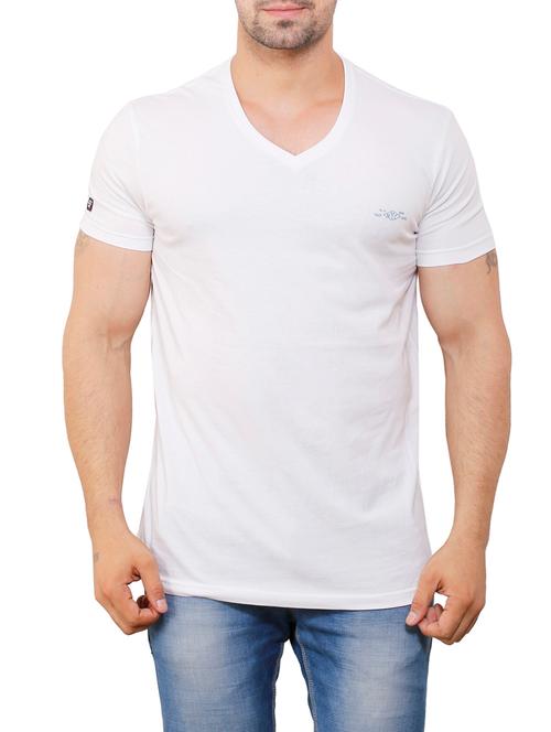 white cotton t-shirt - 14066129 - Very Small Image - 1