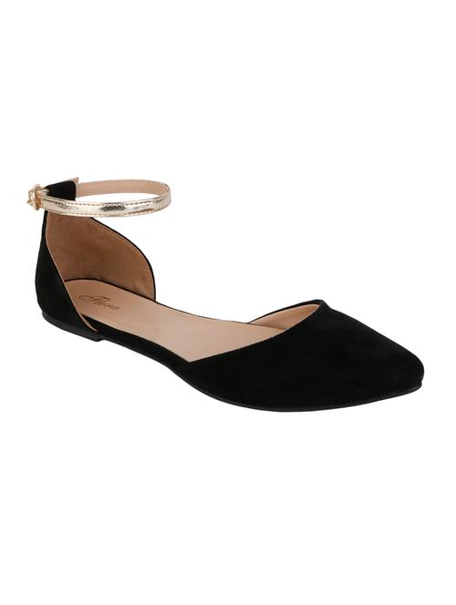 black suede ankle strap sandals - 14077061 - Very Small Image - 1