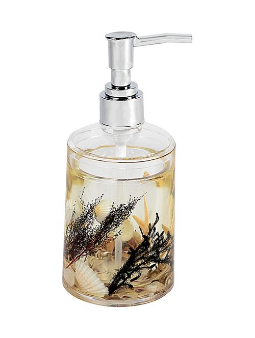 polo lifetime always  acrylic round lotion / soap dispenser with potpourri (blk, 200ml) - 14094591 - Very Small Image - 1