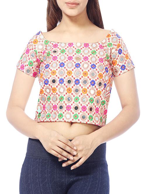 multi colored crop top - 14095722 - Very Small Image - 1