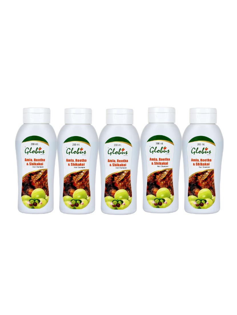 globus amla, reetha and shikakai shampoo - 14101518 -  Standard Image - 1