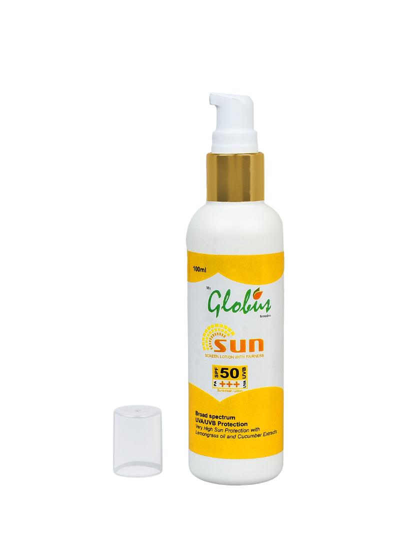 globus sunscreen lotion with fairness - 14101995 - Standard Image - 3