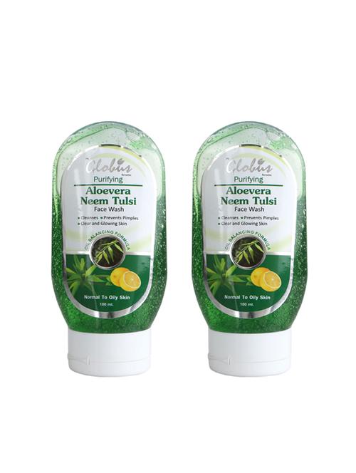 globus aloe vera neem tulsi face wash - 14101997 - Standard Image - 0