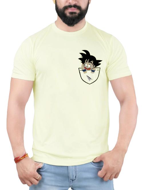 white cotton chest print tshirt - 14109964 - Very Small Image - 1
