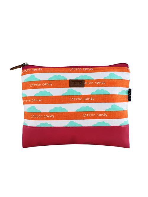 pink canvas regular pouch - 14110201 - Very Small Image - 1