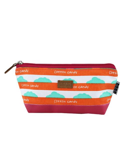 pink canvas regular pouch - 14110538 - Very Small Image - 1