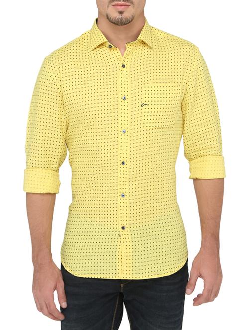 yellow linen casual shirt - 14124441 - Very Small Image - 1