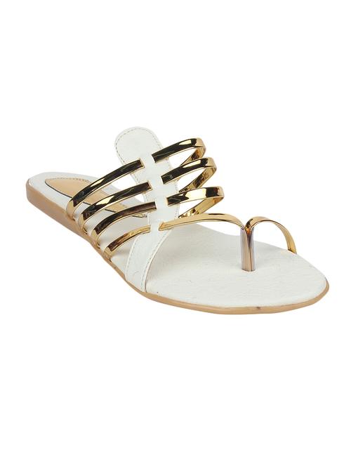 white one toe sandal - 14125923 - Very Small Image - 1