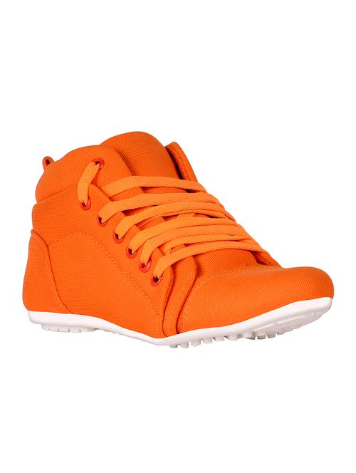 orange canvas ankle  boot - 14133456 - Very Small Image - 1