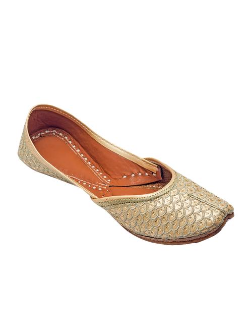 gold  leather jutis - 14136098 - Very Small Image - 1