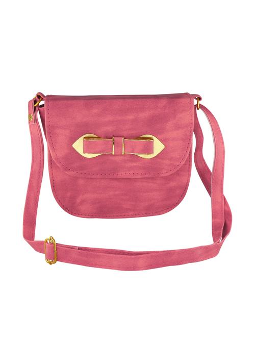 pink cotton regular sling bag - 14146392 - Very Small Image - 1