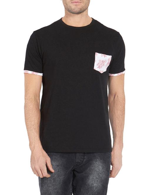 black cotton t-shirt - 14147285 - Very Small Image - 1