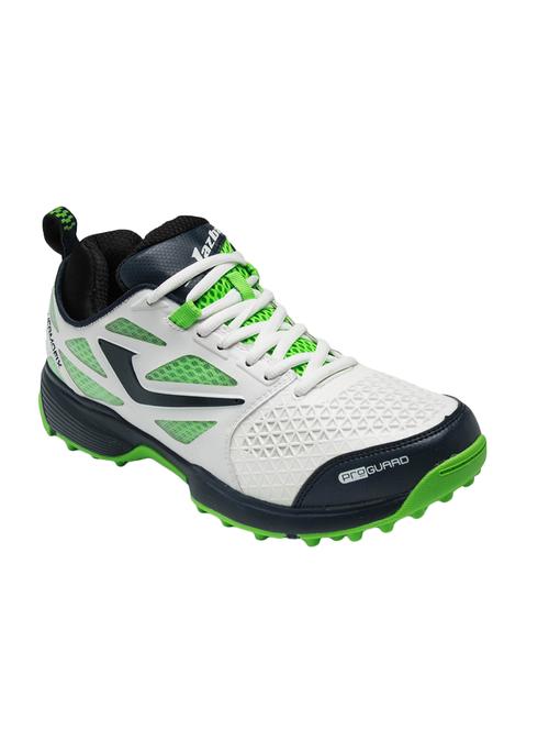 white leatherette lace up sport shoe - 14152160 - Very Small Image - 1
