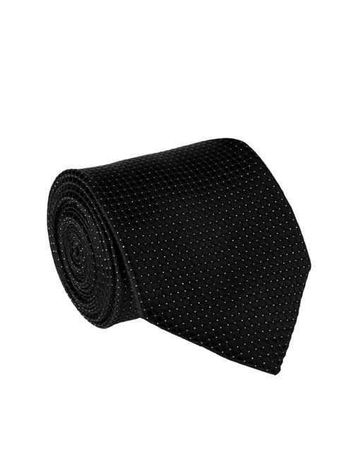 black polyester tie - 14155465 - Very Small Image - 1