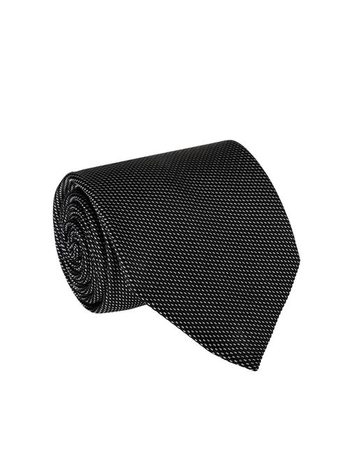 black polyester tie - 14155466 - Very Small Image - 1