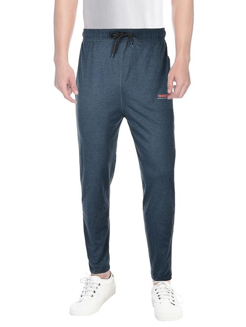 Grey Cotton Full Length Track Pant - 14157853 - Very Small Image - 1