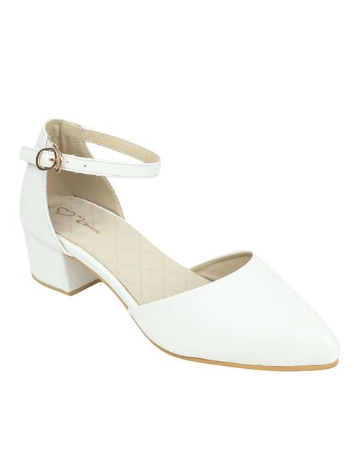 white ankle strap sandal - 14158016 - Very Small Image - 1