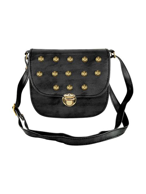 black cotton regular sling bag - 14161821 - Very Small Image - 1