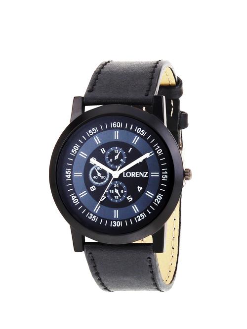 lorenz mk-1042a slim edition chrono style analog watch for men - 14162419 - Very Small Image - 1