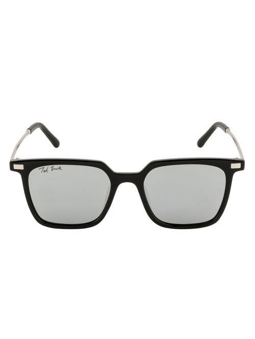 ted smith women square sunglasses (ts-y9926/s_t-1blk/sil) - 14166448 - Very Small Image - 1