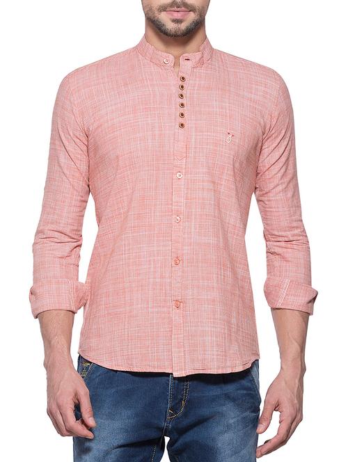 red cotton casual shirt - 14167642 - Very Small Image - 1