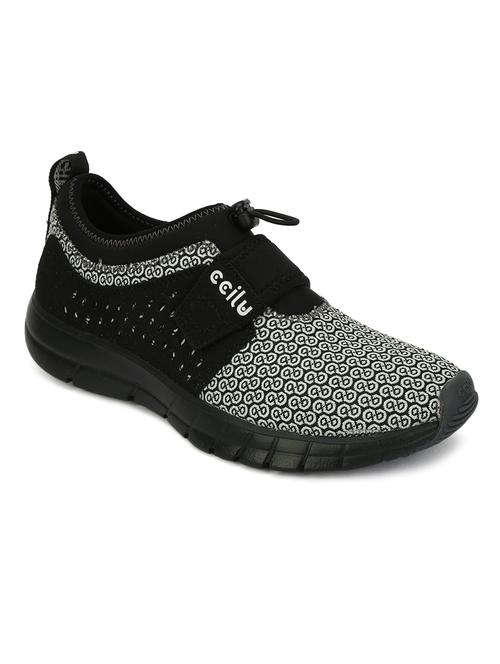 black fabric slip on sport shoe - 14169115 - Very Small Image - 1