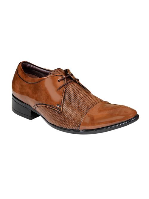 tan Patent Leather lace-up derby - 14170020 - Very Small Image - 1