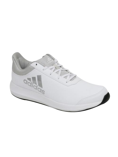 white Leatherette lace up sport shoe - 14178378 - Very Small Image - 1