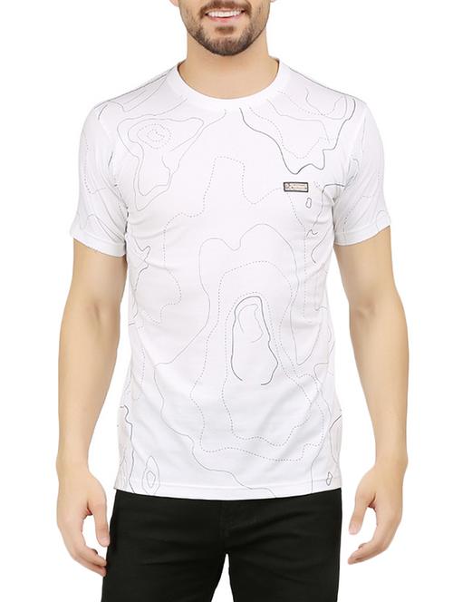 white all over print t-shirt - 14179490 - Very Small Image - 1