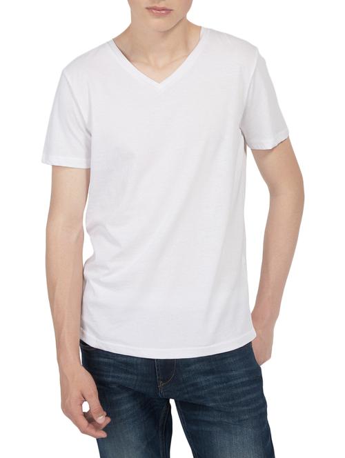 white cotton t-shirt - 14180323 - Very Small Image - 1