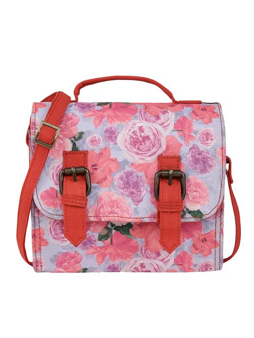 pink polyester  sling bag - 14182830 - Very Small Image - 1