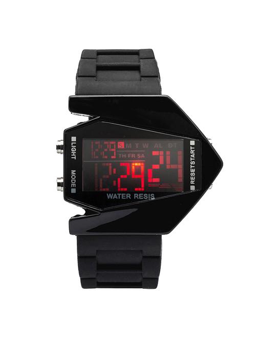 jm mens silicone belt digital watch - 14191837 - Very Small Image - 1