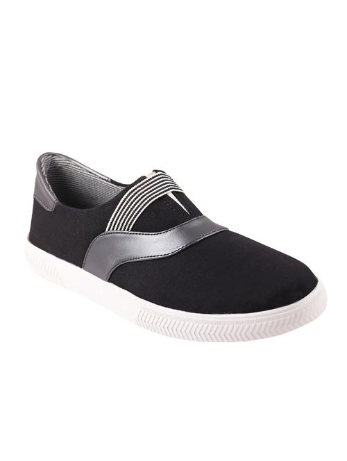 black canvas casual slipon - 14195500 - Very Small Image - 1