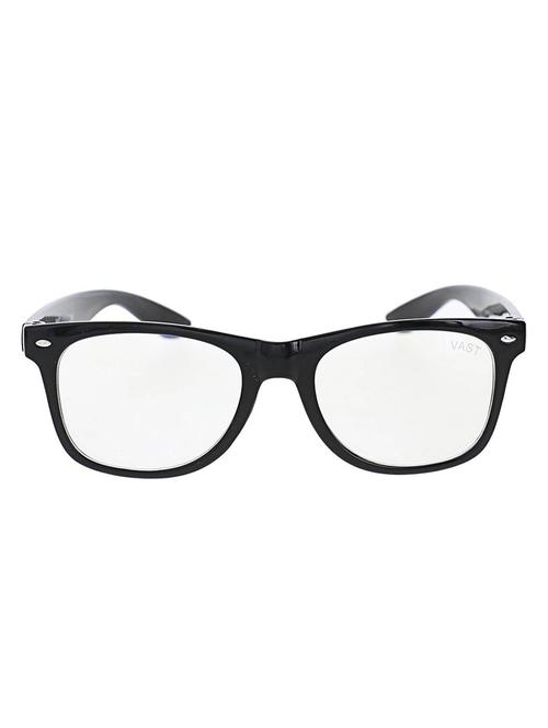black frame clear shade foldable wayfarer sunglass (unisex) - 14204510 - Very Small Image - 1