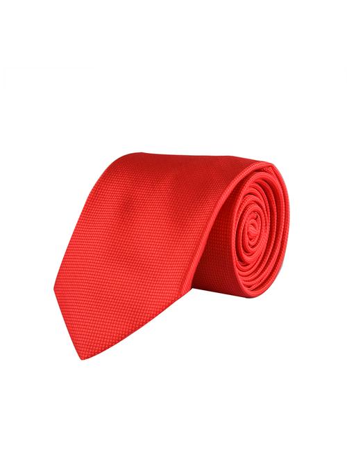 red polyester tie - 14206984 - Very Small Image - 1