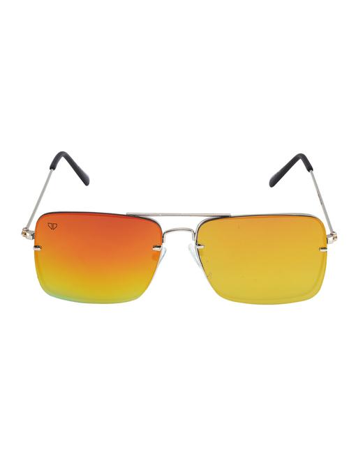 walrus noah golden mirror color men square sunglass - ws-noah-ii-230707 - 14207179 - Very Small Image - 1