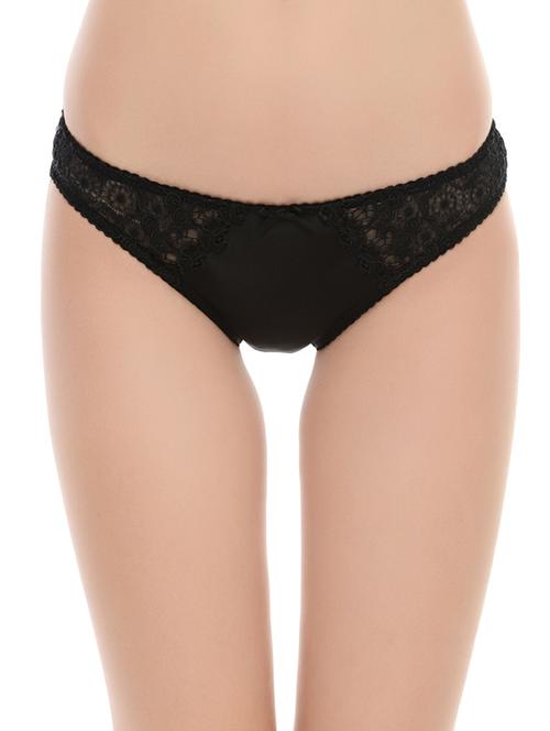 black nylon bikini panty - 14214505 - Very Small Image - 1
