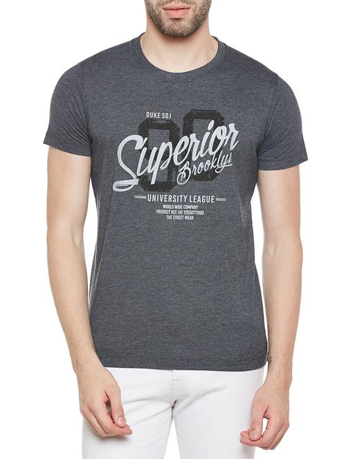 grey cotton t-shirt - 14215430 - Very Small Image - 1