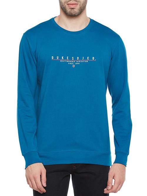 blue polyester sweatshirt - 14215452 - Very Small Image - 1
