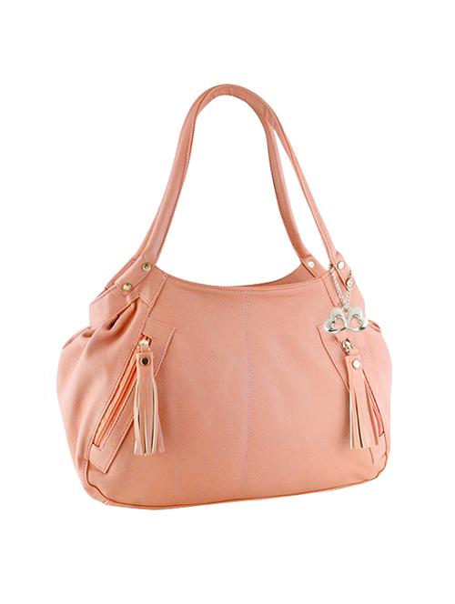 pink leatherette  regular handbag - 14220491 - Very Small Image - 1