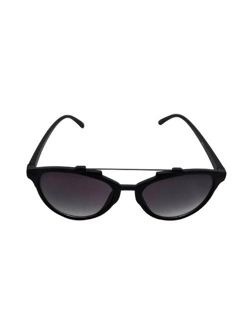 fashblush classic round brow bar gradient matte black sunglasses for unisex - 14221971 - Very Small Image - 1