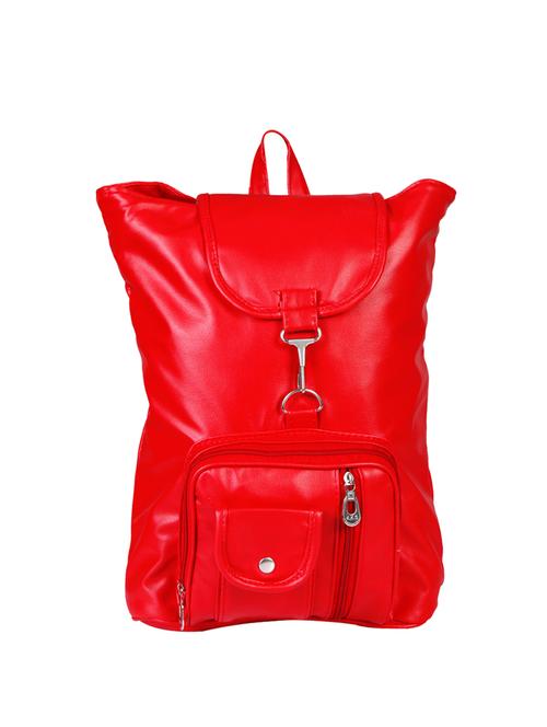 red cotton regular backpack - 14222230 - Very Small Image - 1