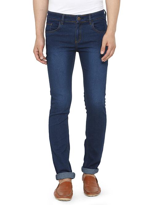 blue denim washed jeans - 14223366 - Very Small Image - 1