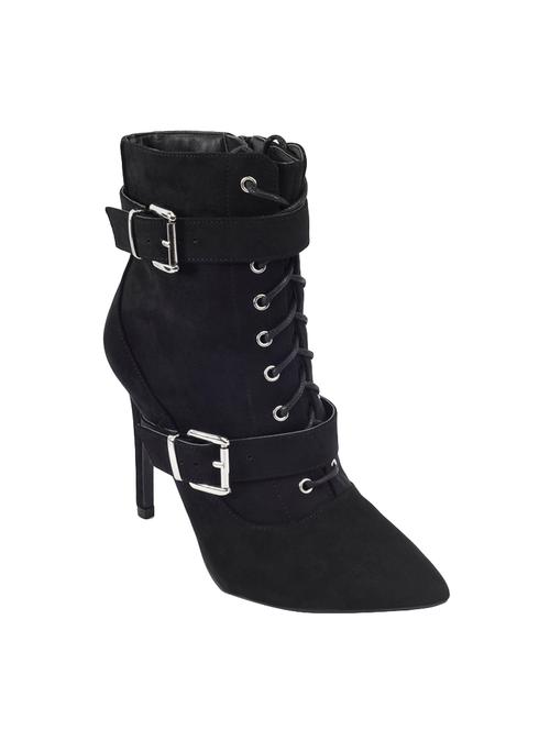 black suede high ankle boot - 14227300 - Very Small Image - 1