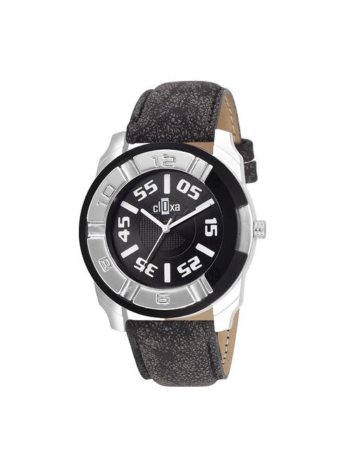 cloxa fashion black dial watch for boys and mens - 14232195 - Very Small Image - 1