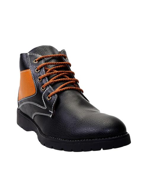 black Nubuck leather low ankle boot - 14232996 - Very Small Image - 1