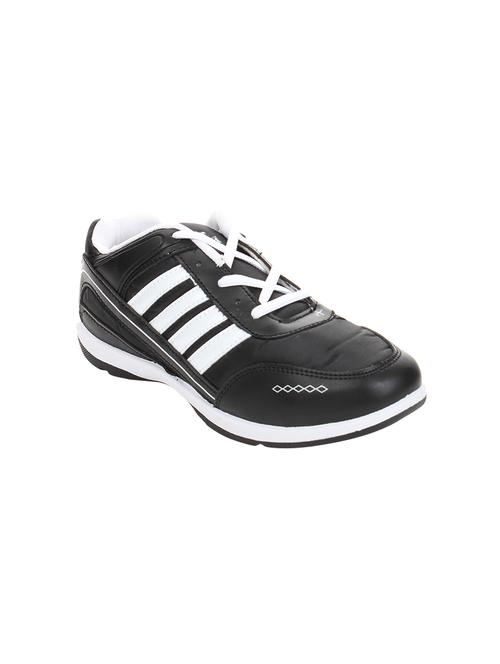 black leatherette lace up sport shoe - 14233953 - Very Small Image - 1