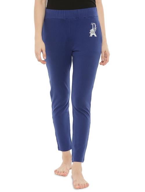 blue cotton track pants - 14234753 - Very Small Image - 1